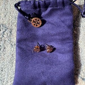 Tory Burch Metallic Stud Earrings